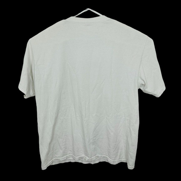 Belikin Mayan Temple Beer T-Shirt Belize Brewery Short Sleeve Mens Size XL White - Picture 4 of 5